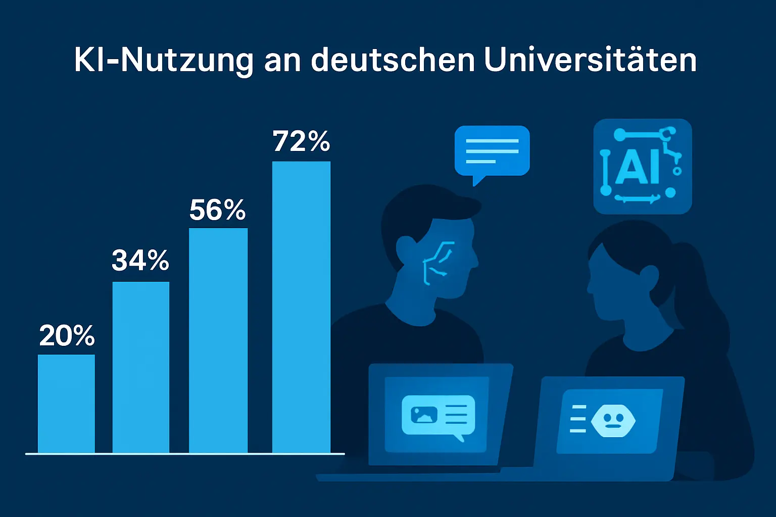 KI-Nutzung im Studium: Statistik und Zahlen 2026 für Deutschland