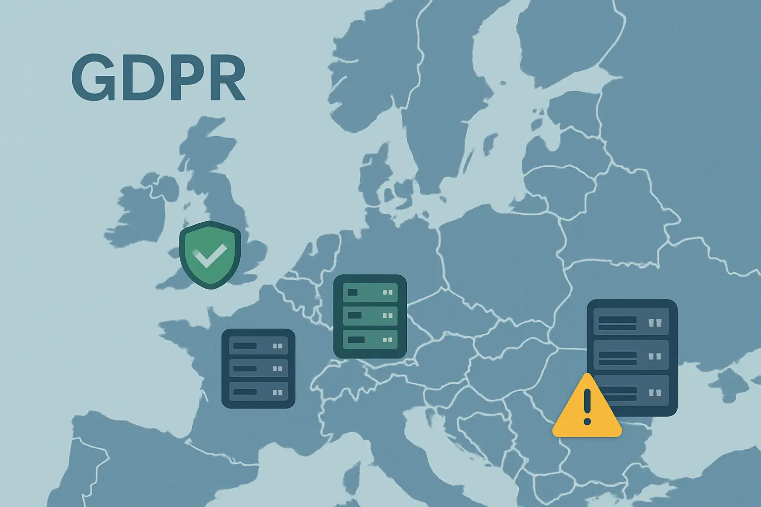 DSGVO-Vergleich: Serverstandorte von Grammarly (USA) und LanguageTool sowie DeepL Write (EU/Deutschland) für den Datenschutz bei Hausarbeiten