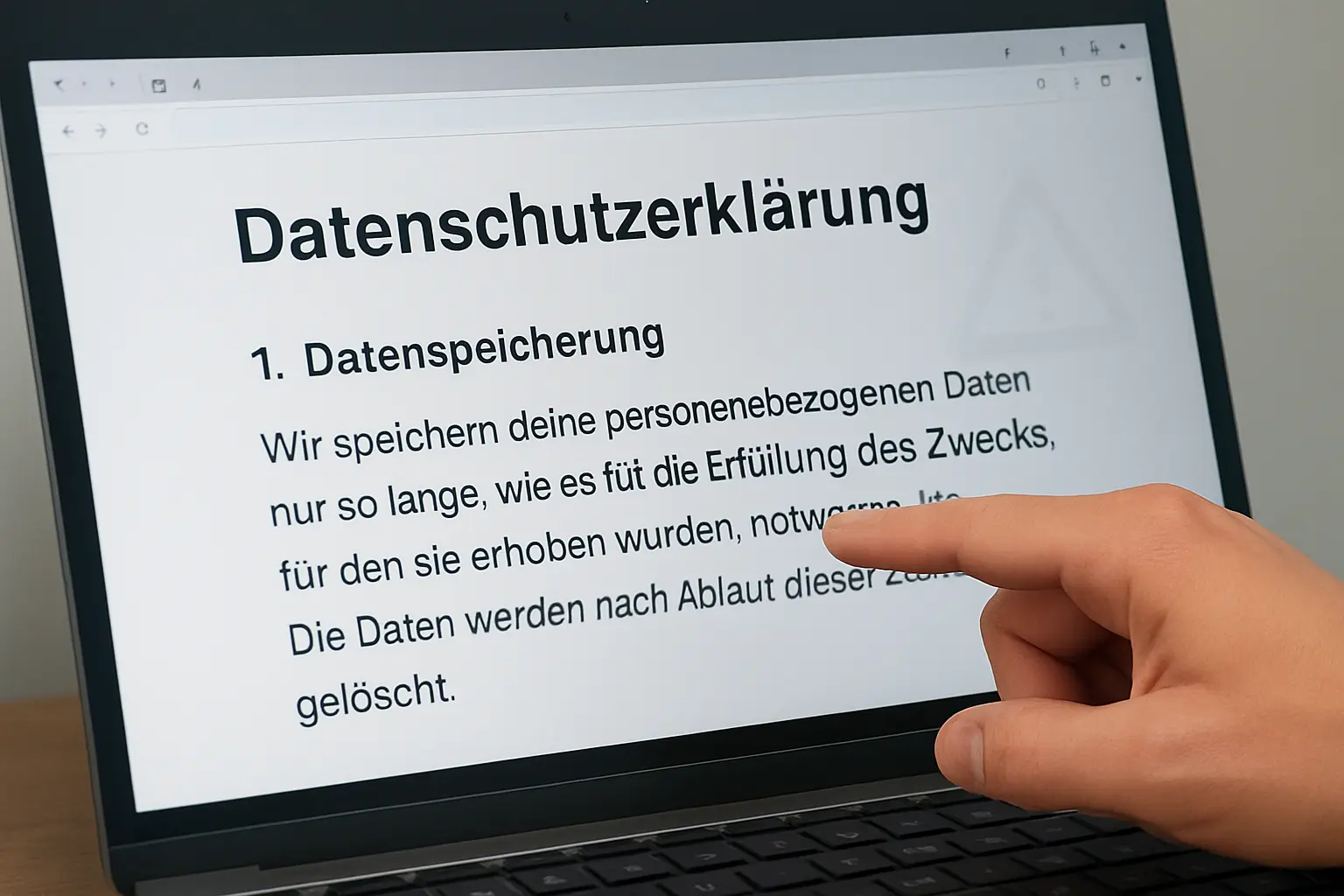 Prüfung der Datenschutzerklärung eines kostenlosen Plagiatsprüfungs-Tools vor dem Hochladen