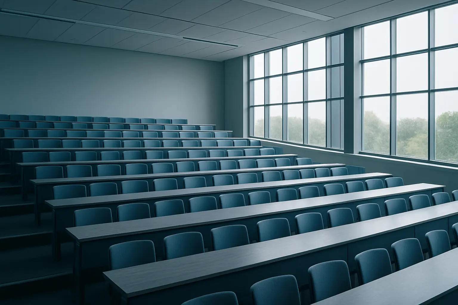 Moderner Hörsaal einer technischen Universität