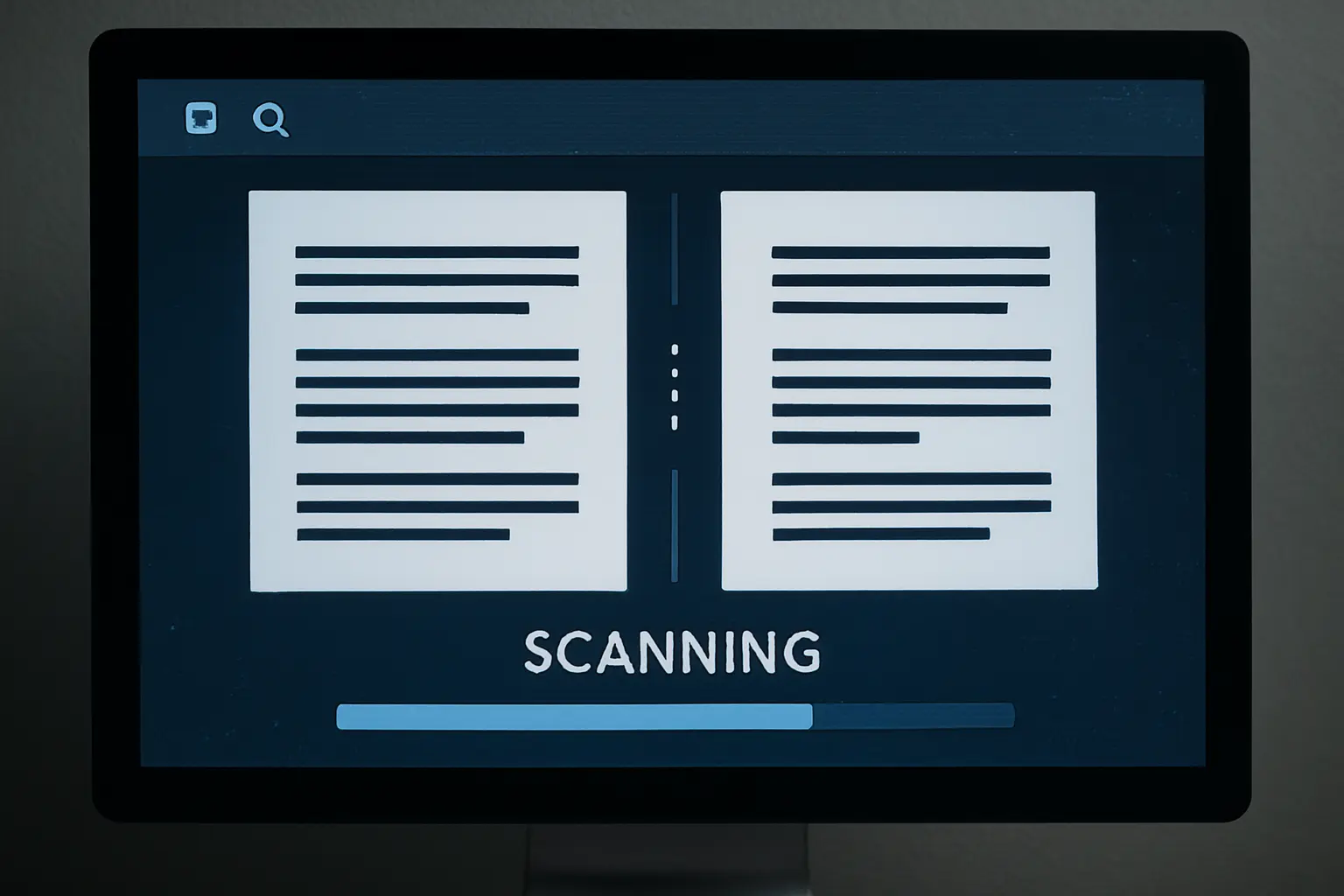 Visualisierung eines Textvergleichs bei der Plagiatsprüfung