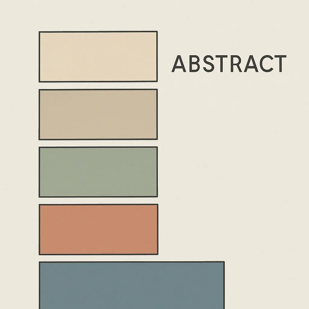 Aufbau eines Abstracts mit seinen fünf Kernbestandteilen