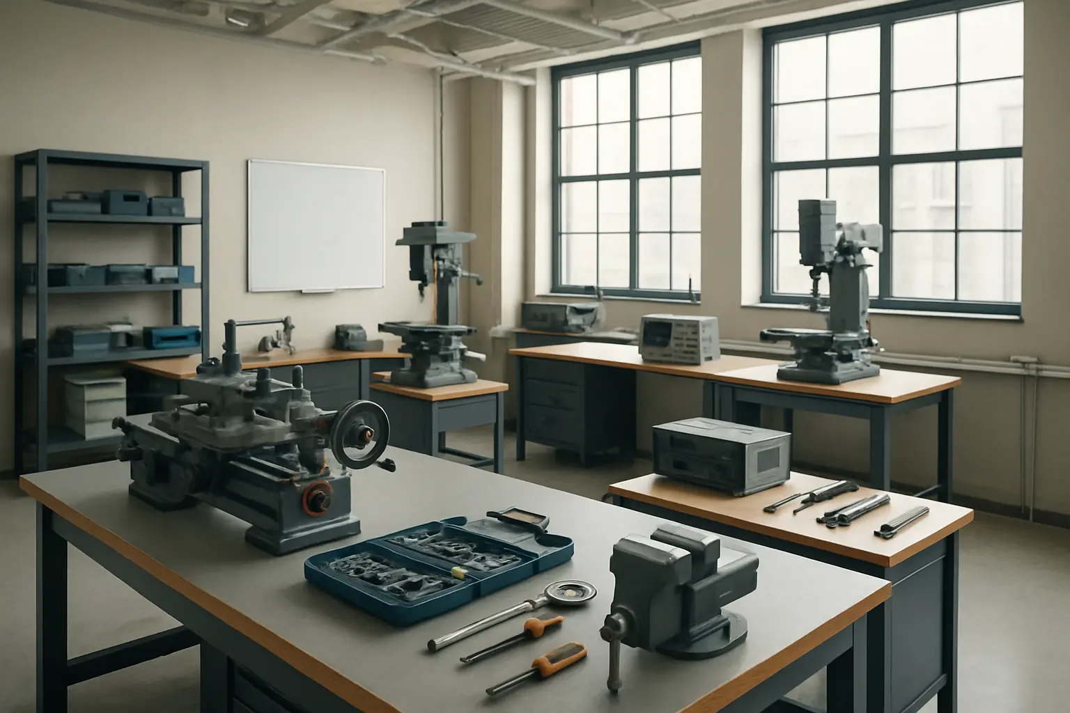 Ingenieurlabor mit technischer Ausstattung