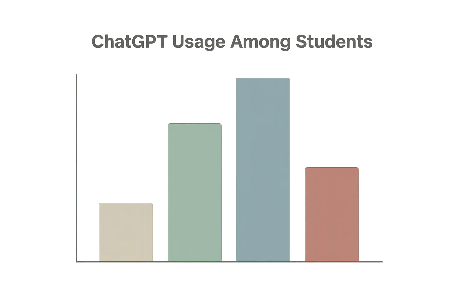Balkendiagramm zur Nutzung von ChatGPT durch Studierende