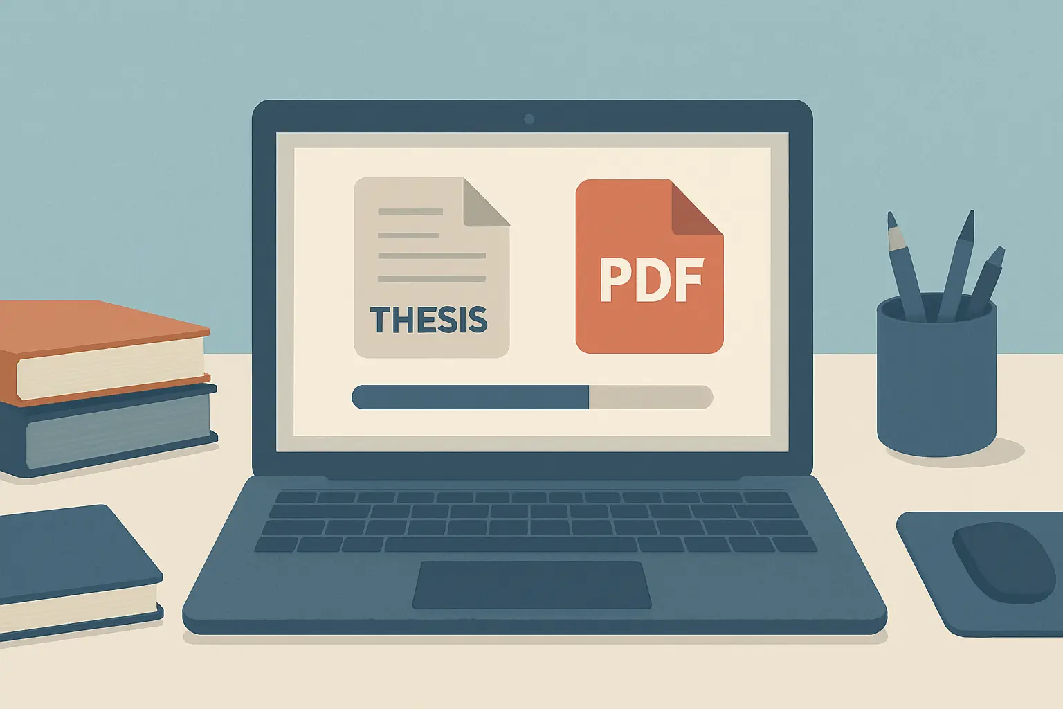Bachelorarbeit als PDF erstellen: Lesezeichen, PDF/A & Druck 2026